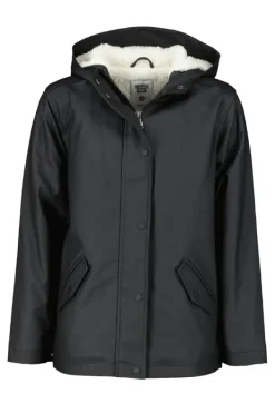 Jassen|Meisjes regenjassen<America Today Regenjas Janice Teddy JR Black|Navy|Sage