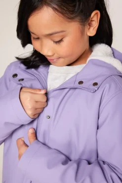 Jassen|Meisjes regenjassen<America Today Regenjas Janice Teddy JR Black|Navy|Sage