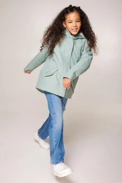Jassen|Meisjes regenjassen<America Today Regenjas Janice Teddy JR Black|Navy|Sage