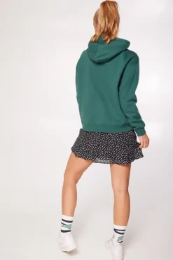 Rokken<America Today Rok Raven Flowerblack|Orange/blue|Bottlegreen