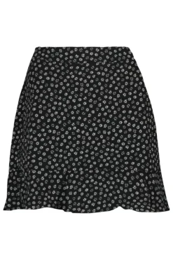 Rokken<America Today Rok Raven Flowerblack|Orange/blue|Bottlegreen