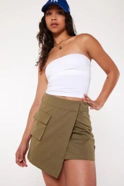 Rokken<America Today Rok Rodanya Black|Army|Offwhite