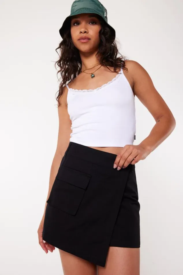 Rokken<America Today Rok Rodanya Black|Army|Offwhite