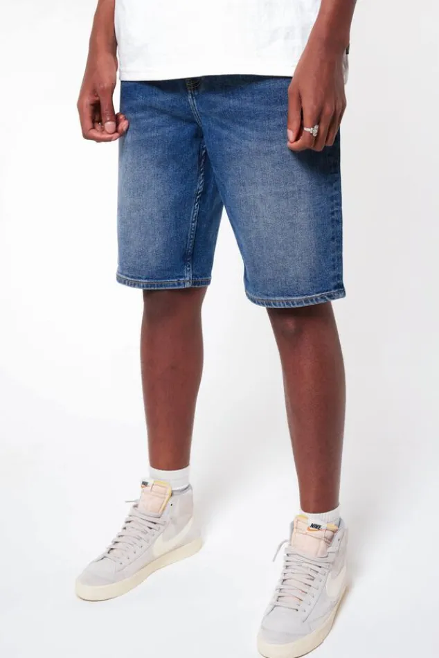 Shorts<America Today Short Robert Mediumblue|Bleacheddenim|Offwhite