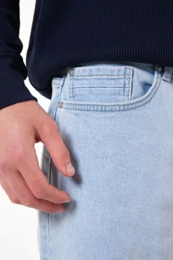 Shorts<America Today Short Robert Mediumblue|Bleacheddenim|Offwhite