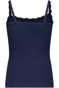 Ondergoed & Lounge<America Today Singlet Bella JR Darkblue|Softgreen