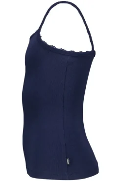 Ondergoed & Lounge<America Today Singlet Bella JR Darkblue|Softgreen