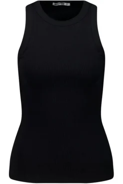 Ondergoed & Lounge|T-shirts & Tops<America Today Singlet Gia Lightgreymelange|White|Lightkhaki