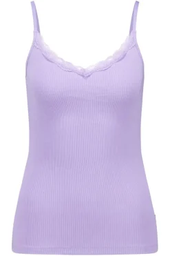 Ondergoed & Lounge|T-shirts & Tops<America Today Singlet Grace Victorianblue|Grass|Lilac/purple