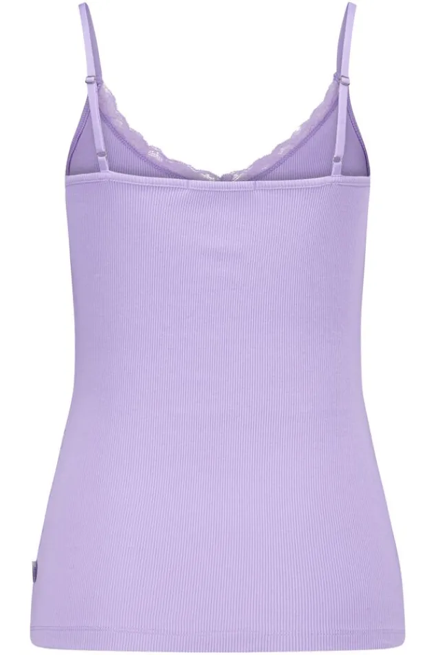 Ondergoed & Lounge|T-shirts & Tops<America Today Singlet Grace Victorianblue|Grass|Lilac/purple