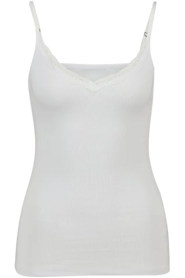 Ondergoed & Lounge|T-shirts & Tops<America Today Singlet Grace Black|White