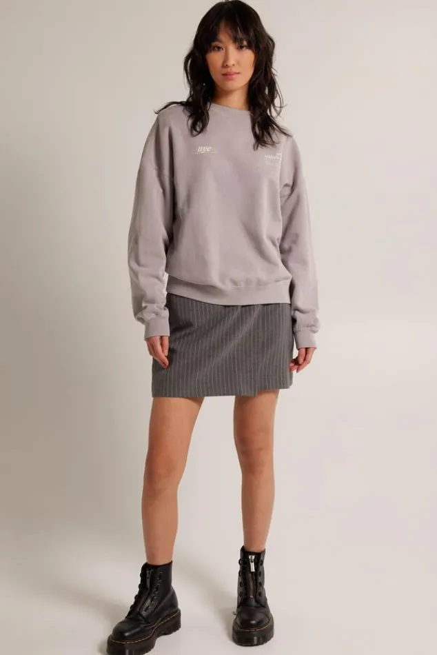 Rokken<America Today Skort Riya Grey/white