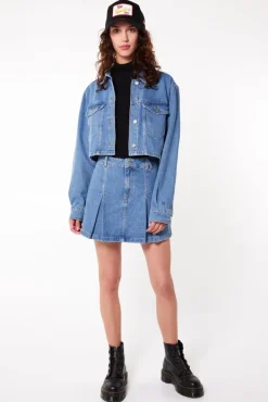 Blazers<America Today Spijkerjasje Hera Denimblue