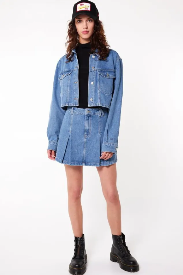 Blazers<America Today Spijkerjasje Hera Denimblue