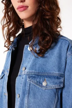 Blazers<America Today Spijkerjasje Hera Denimblue