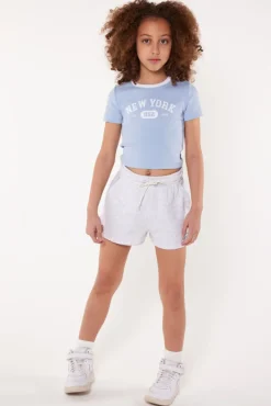Shorts<America Today Sweat short Nea jr Lightpink|Lightgreymelange|Babyblue|Mint