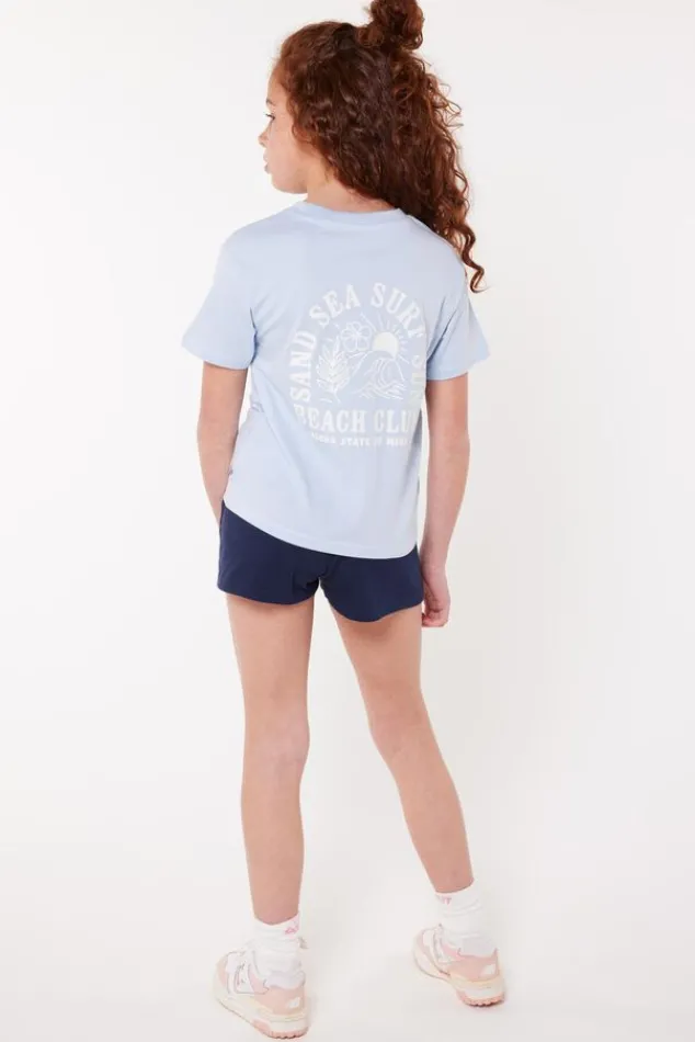 Shorts<America Today Sweat short Nyra JR Darkblue|Mint