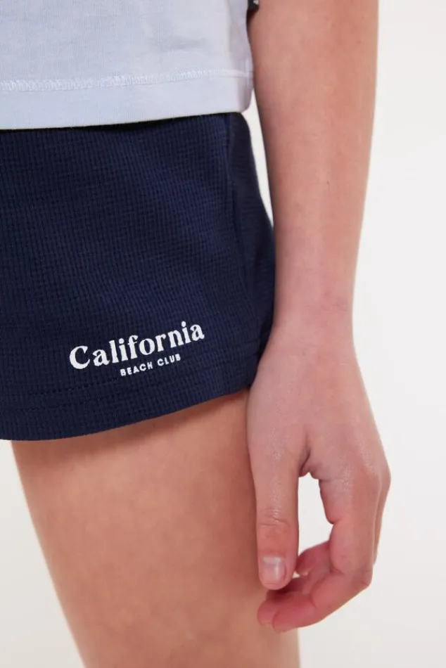 Shorts<America Today Sweat short Nyra JR Darkblue|Mint