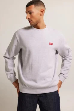 Truien & Vesten|Sweaters & hoodies<America Today Sweater Scott Crew Lightgreymelange