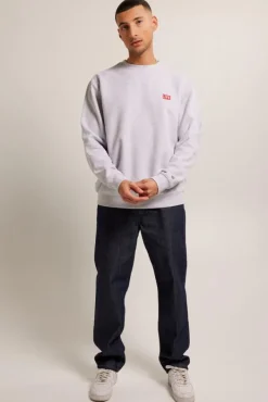 Truien & Vesten|Sweaters & hoodies<America Today Sweater Scott Crew Lightgreymelange