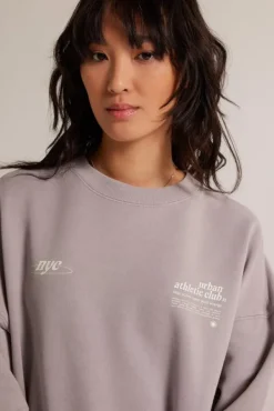 Truien & Vesten|Sweaters & hoodies<America Today Sweater Seb Lightgrey|Lime