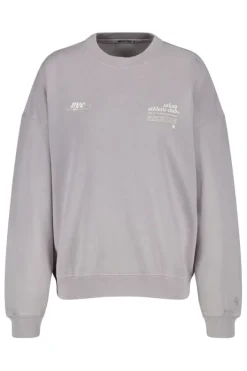 Truien & Vesten|Sweaters & hoodies<America Today Sweater Seb Lightgrey|Lime