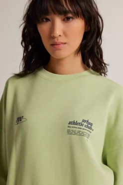 Truien & Vesten|Sweaters & hoodies<America Today Sweater Seb Lightgrey|Lime