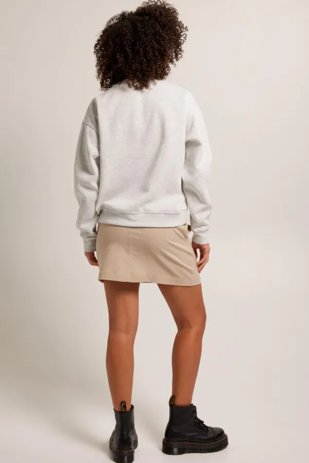 Truien & Vesten|Sweaters & hoodies<America Today Sweater Skyler Lightgreymelange|Babyblue