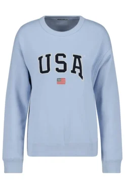 Truien & Vesten|Sweaters & hoodies<America Today Sweater Soel Babyblue