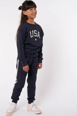 Truien & Vesten|Sweaters & hoodies<America Today Sweater Soel JR Midgreymelange|Midnight|Sage