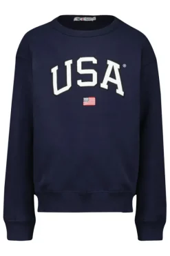 Truien & Vesten|Sweaters & hoodies<America Today Sweater Soel JR Midgreymelange|Midnight|Sage