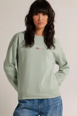 Truien & Vesten|Sweaters & hoodies<America Today Sweater Suzana Lightgreymelange|Softgreen|Midnight