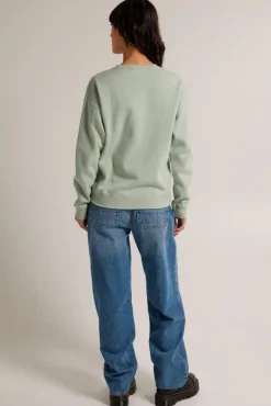 Truien & Vesten|Sweaters & hoodies<America Today Sweater Suzana Lightgreymelange|Softgreen|Midnight