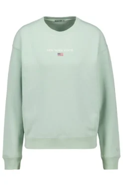 Truien & Vesten|Sweaters & hoodies<America Today Sweater Suzana Lightgreymelange|Softgreen|Midnight
