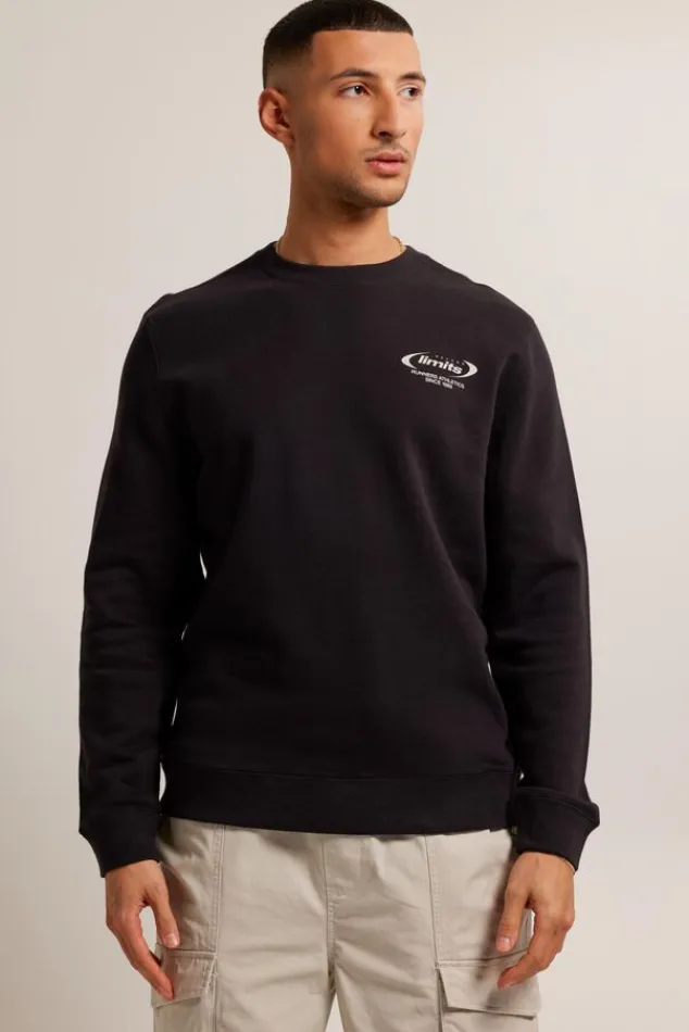 Truien & Vesten|Sweaters & hoodies<America Today Sweater Sylver crew Washedblack