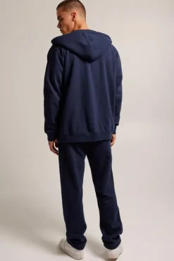 Truien & Vesten<America Today Sweatvest Sanford Zip Darkblue