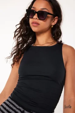 T-shirts & Tops<America Today Top Gesz Black|Offwhite