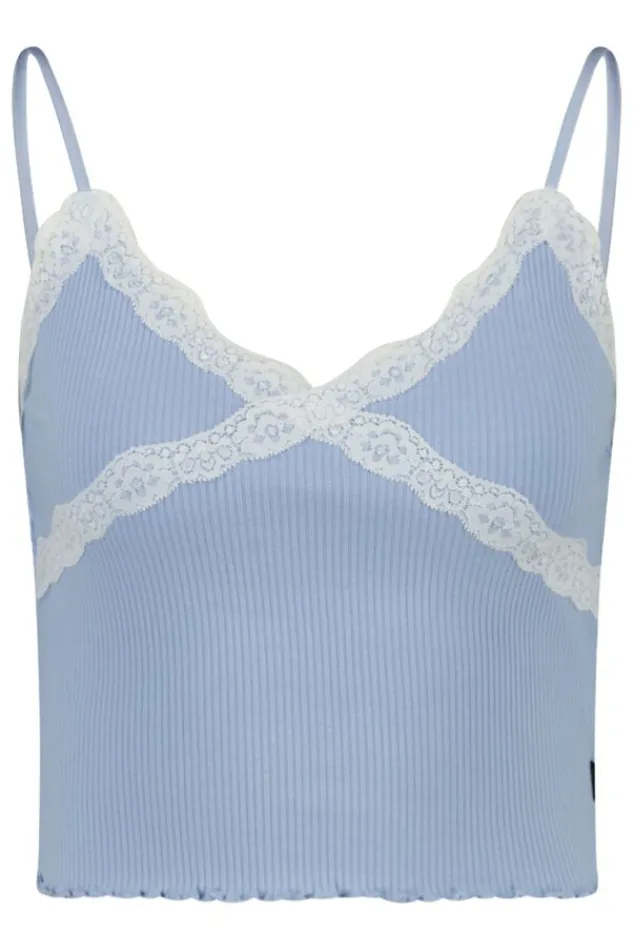 T-shirts & Tops<America Today Top Gillian Black|Babyblue