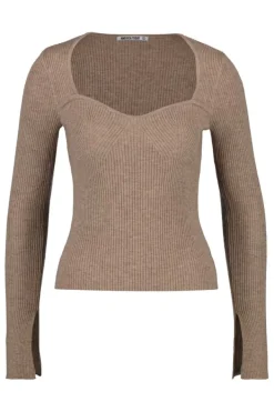 Truien & Vesten<America Today Trui Kami Brownmelange