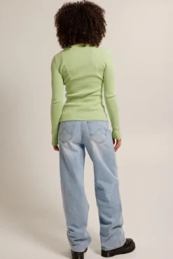 Truien & Vesten<America Today Trui Kim Offwhite|Grey/army|Black|Lime