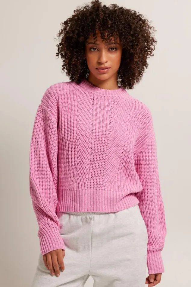 Truien & Vesten<America Today Trui Kimmy Softpink|Kit