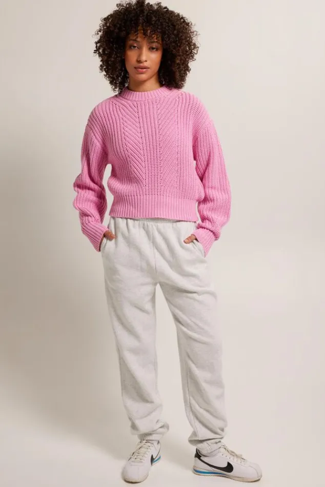 Truien & Vesten<America Today Trui Kimmy Softpink|Kit