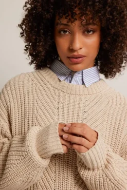 Truien & Vesten<America Today Trui Kimmy Softpink|Kit