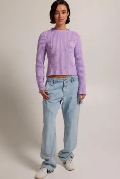 Truien & Vesten<America Today Trui Koko Lilac/purple|Kit