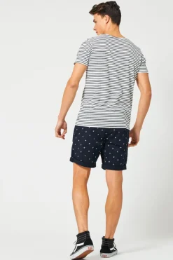 Ondergoed & Lounge|T-shirts & Polo's<America Today T-shirt White/navy|Cascade