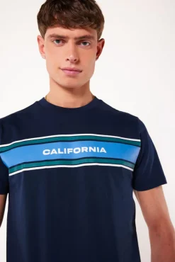 T-shirts & Polo's<America Today T-shirt Earl Navy/white|Darkblue