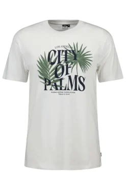 T-shirts & Polo's<America Today T-shirt Eaton Lilac|Offwhite