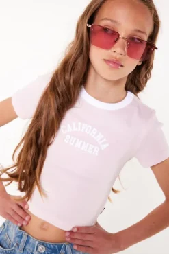 T-shirts &Tops<America Today T-shirt Effy JR Darkblue|Pink|White