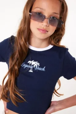 T-shirts &Tops<America Today T-shirt Effy JR Darkblue|Pink|White