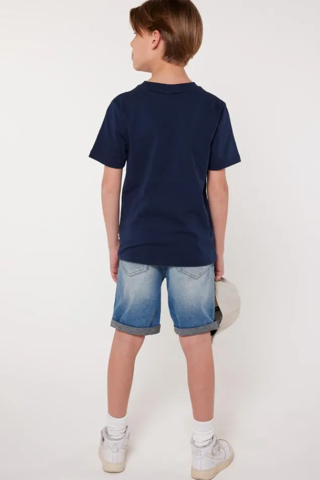 T-shirts & Polo's<America Today T-shirt Eldon JR White/red|Darkblue|Offwhite